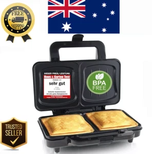 XXL Sandwich Toaster Suitable for All Toast Sizes, BPA-Free, Large Shell Shape, - Picture 1 of 8