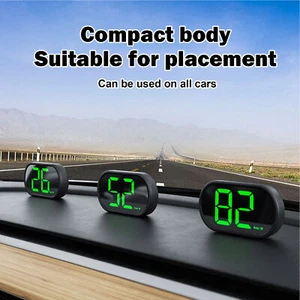 Car Heads up Display Car Hud Speedometer Mini Vehicle Smart Display USB Charge - Picture 1 of 16