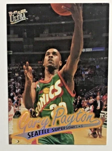 Gary Payton 1996-97 Fleer Ultra #104 NBA Basketball Card Supersonics HOF - Picture 1 of 2