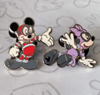Mickey and Minnie Mouse Space Suit 2015 Hidden Mickey WDW Disney Pin Set