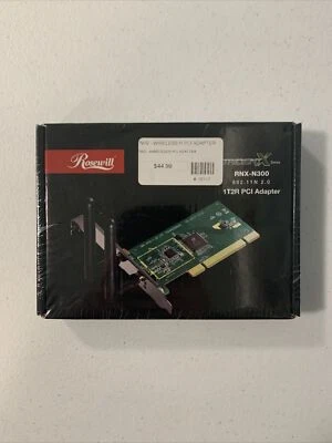 Brand New Rosewill PWS Wireless N PCI Adapter RNX-N300 Sealed - Image 1 of 4