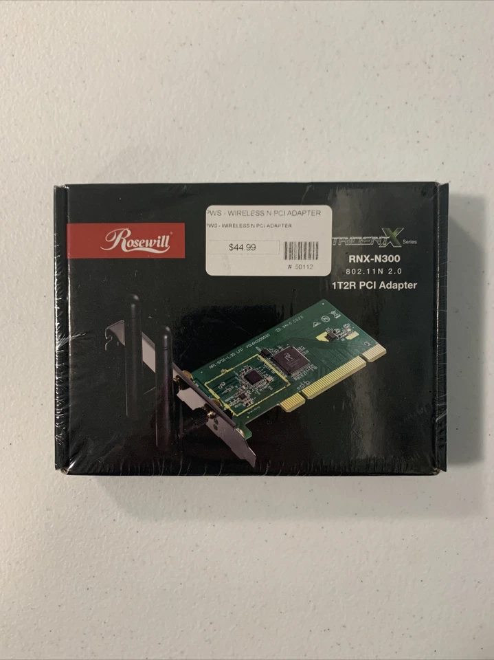 Brand New Rosewill PWS Wireless N PCI Adapter RNX-N300 Sealed - Image 1 of 4