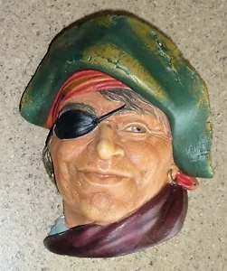 Contrabandista Pirata Bossons Tiza De Colección 1973 Congleton Inglaterra Arte De Pared Cabeza - Imagen 1 de 8