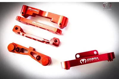 JUEGO COMPLETO de soportes de suspensión de aluminio CR para ARRMA 6s BLX Kraton Typhon y más... Foto 1 de 4