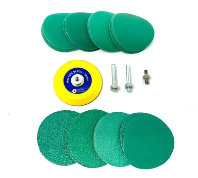 WELLERWERKZEUGE 44tlg 76mm Zubehör SET Schleifteller passend für Bosch GWG + GWS 12V roloc