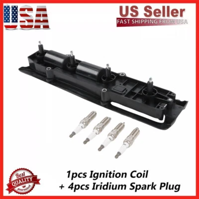 Ignition Coil Kit For 2004-2006 Chevrolet Malibu 2002-2007 Saturn Vue UF391 US Foto 1 de 4