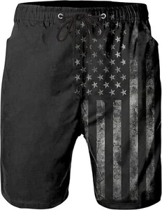 Mens Swim Trunks Quick Dry Board Shorts with Mesh Lining, Breathable Fit Hawaii - Picture 1 of 31