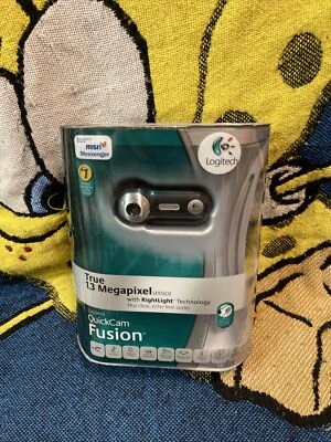 Logitech QuickCam Fusion 961403-0403 Web Cam New - Image 1 of 4
