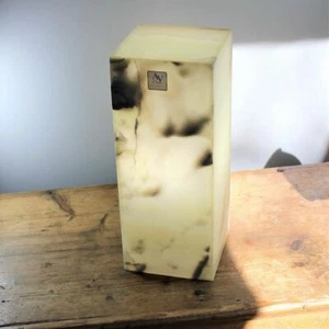 Light Green Onyx lamp - 20 inch - genuine translucent stone - Picture 1 of 9