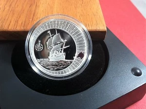 2016 1 oz Dirk Hartog atterraggio australiano altorilievo PF scatola/COA bassa coniazione 3000 - Foto 1 di 5