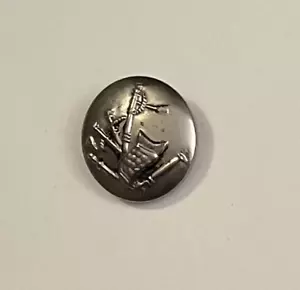 Metal button - bagpipe design - 7/8 inch - Picture 1 of 1