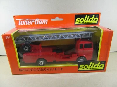302S 1974'S Solido 361 Francia Mercedes LP 1418 Camion Scala 1:50 + Scatola - Immagine 1 di 4