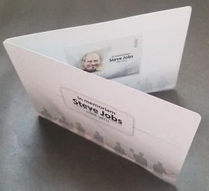 *FREE SHIP Hungary Steve Jobs 1955- 2011 Apple (commemorative folder set) MNH - Picture 1 of 9