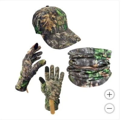 Staghorn River Mossy Oak Turkey Hunting Pack - Hat Gaiter Gloves - Size L/XL - Image 1 of 4