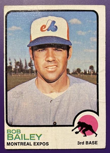 Bob Bailey - Expos 1973 #505 Topps Baseball Card - Fair - Picture 1 of 2