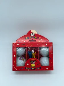Mazze da golf vintage Looney Tunes Acme palline da golf e magliette IOB 1994 Warner Bros. - Foto 1 di 4