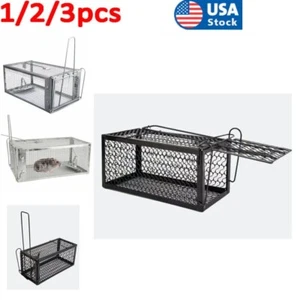 Cage Trap Mouse Live Humane Squirrel Chipmunk Rat Mice Rodent Animal Catcher - Picture 1 of 14