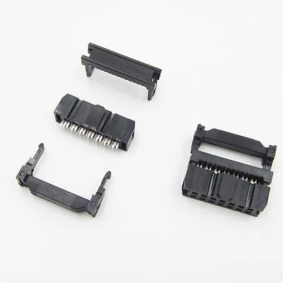 10PCS 2.54mm Pitch 2x7 Pin 14 Pin IDC FC Female Header Socket Connector FC-14 - Image 1 of 4