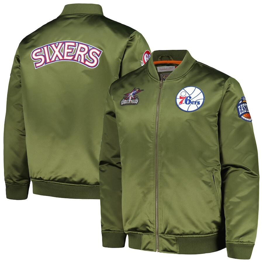 Mitchell & Ness Philadelphia 76ers Sports Fan Jackets for Mitchell & Ness Philadelphia 76ers Sports Fan Jackets for