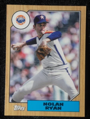 NOLAN RYAN—2022 Topps Mini 1987 Insert #78B-1 - Image 1 of 2