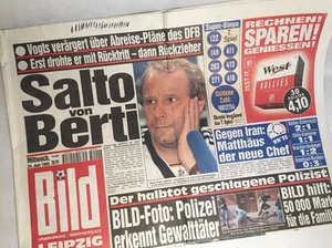 Bildzeitung vom 24.06.1998 * 19. 20. 21. 20. Geburtstag Geschenk * WM Fußball - Picture 1 of 1