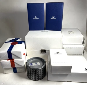 Swarovski Kristall Vintage Box Konvolut 11 verschiedene Stile Größen nur Boxen - Bild 1 von 14