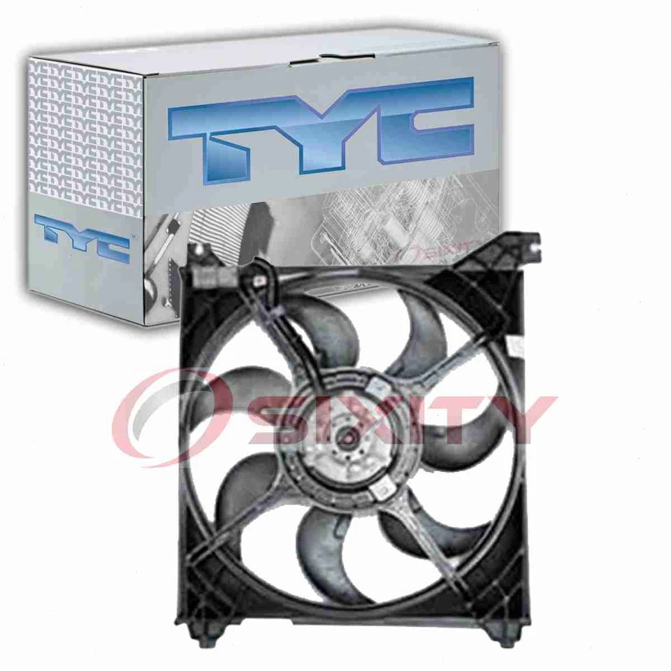 TYC Engine Cooling Fan Assembly for 2001-2005 Hyundai Santa Fe 2.4L 2.7L L4 cz - Image 1 of 4
