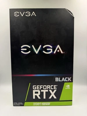 EVGA GeForce 2080 Super 8GB Black Gaming GDDR6 Graphics Card (08G-P4-3081-KR) - Image 1 of 4