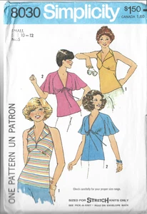 1977 SIMPLICITY 8030 PATTERN-WOMEN-SIZE SMALL 10- 12- AS-IS USED-PRINTED IN USA - Picture 1 of 2