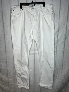 NWT Polo Ralph Lauren Sullivan Slim Off White Pants Mens Size 38x34 Button Fly - Picture 1 of 13