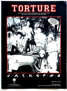 The Jacksons - Torture - 1984 Original USA Sheet Music - Picture 1 of 1