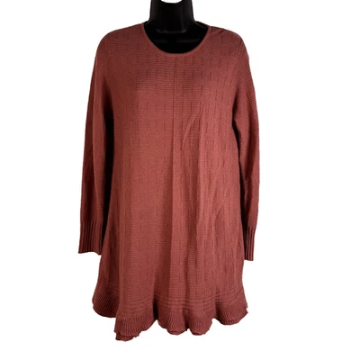 Suéter Charlie Paige Ligero Rosa Salmón Manga Larga Pequeña/Mediana Para Mujer Foto 1 de 4