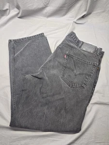 Levi’s 550 Men’s Jeans 42x32 Black Relaxed Fit Tapered Leg Denim Egypt - Picture 1 of 8
