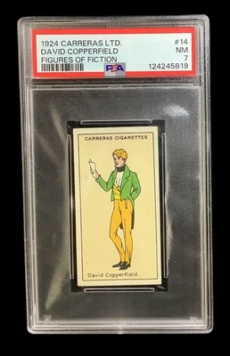1924 Carreras #14 David Copperfield RC; 1ª Aparición Dickens PSA 7 (POP 1, 0^) Foto 1 de 3