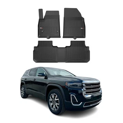 Alfombrillas premium OMAC para GMC Acadia 2017-2024 resistente para todo tipo de clima 3 un. Foto 1 de 4