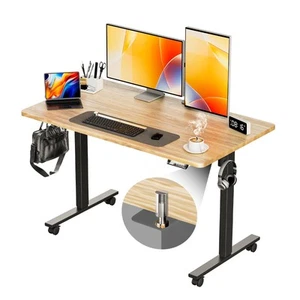Electric Standing Desk Height Adjustable Computer Desk, 48 Inches Sit Stand D... - Picture 1 of 9