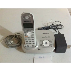 Panasonic KX-TG6321S Cordless Phone Base and Handset (1) - Picture 1 of 12