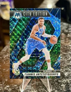 2024-25 Mosaic GIANNIS Antetokounmpo CITY EDITION GENESIS SSP CASE HIT Bucks - Picture 1 of 2