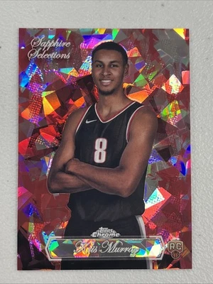 Kris Murry 2024 Topps Sapphire Sapphire Selections Ruby /5 Rookie SS-13 SH - Image 1 of 2