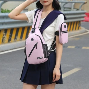Phone Bag Shoulder Crossbody Bag Multifunctional Sports Backpack Men - Picture 1 of 18