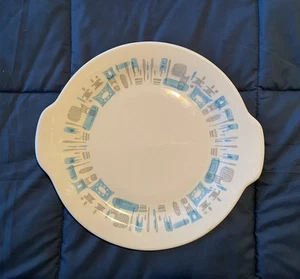 Mid-Century Modern “My Blue Heaven” Serving Platter  - Picture 1 of 2