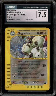 Pokemon Magneton Skyridge Holo Rare #H19 CGC 7.5 - Image 1 of 2