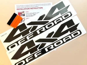 Universal 4x4 Off-Road Decal Stickers Size 17 x 4 inch (Set of 2) - Picture 1 of 19