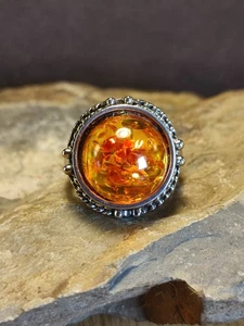 Damen Ring in Silber Gr 64 Kuppelring im Rubensdame Cluster sehr modern - Picture 1 of 6