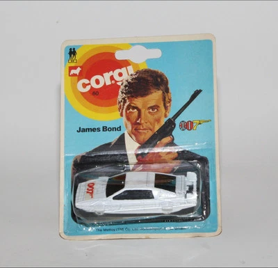 Corgi Juniors 60, James Bond Lotus Esprit, Como Nuevo Sellado Raro Blister Azul Foto 1 de 4