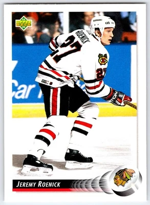 ⭐ 1992-93 Upper Deck #274 - Jeremy Roenick Chicago Blackhawks (NM) *HGCARDS* - Image 1 of 2
