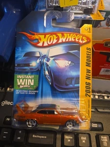 2006 Hot Wheels New Models #1 '70 Plymouth Superbird Copper Instant WIN Card* - Picture 1 of 2