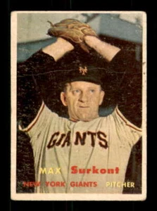 1957 Topps #310 Max Surkont G NY Giants DP 532137 - Picture 1 of 2