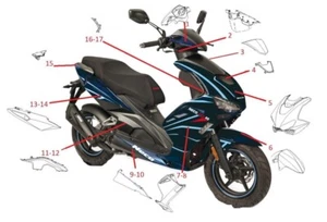 NECO GPX 50 & 125cc PANELS & PARTS AVAILABLE TO ORDER - Picture 1 of 4