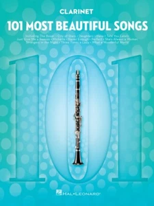 101 Most Beautiful Songs for Clarinet Sheet Music Book NEW 000291041 - Picture 1 of 1